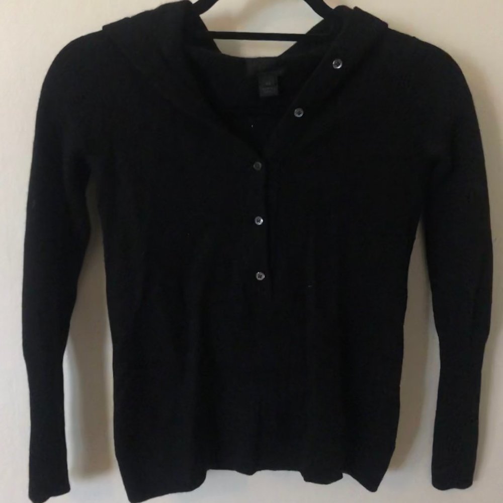 Jcrew Quarter Button Cashmere Sweater